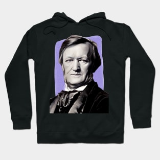 German Composer Richard Wagner illustration Hoodie